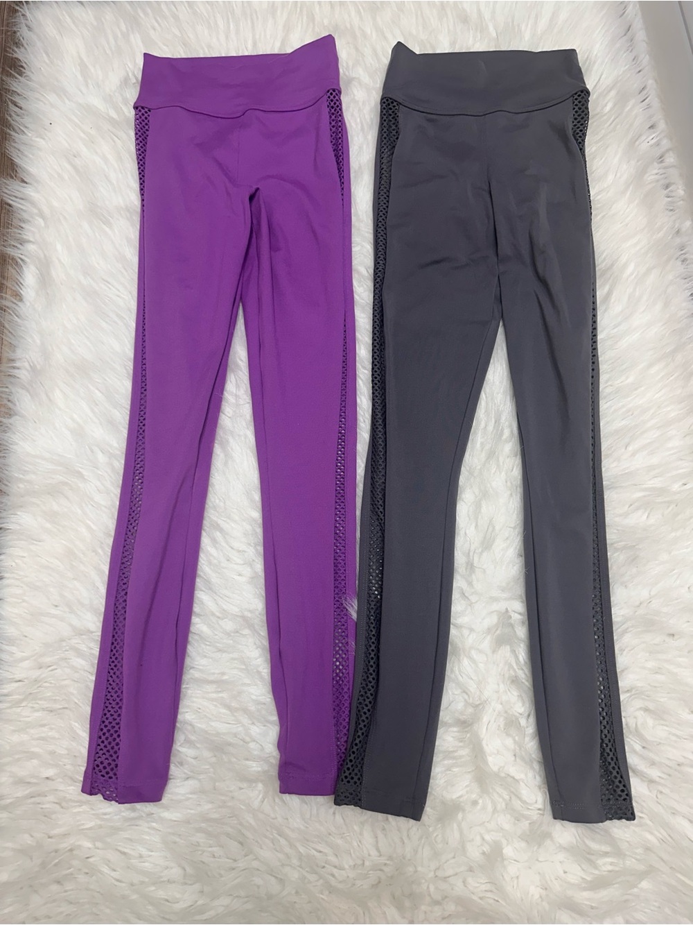 Bombshell Sportswear Purple High-Waist Leggings with Logo